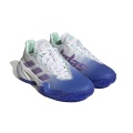 adidas Tennis Shoes Barricade Clay/Sand Court (Stability) White/Blue/Purple Ladies